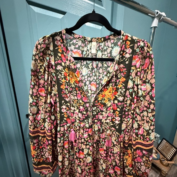 Spell Multicolor Long Sleeve Dress - Picture 5 of 7